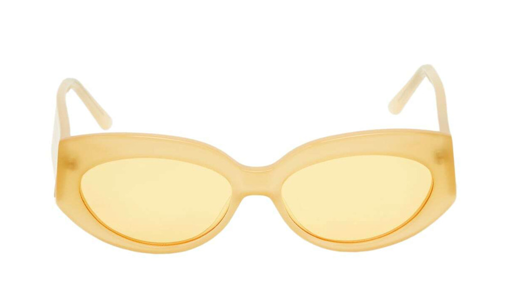 NEW LU GOLDIE ANTHROPOLOGIE LEMON AURORA SUNGLASSES GLASSES